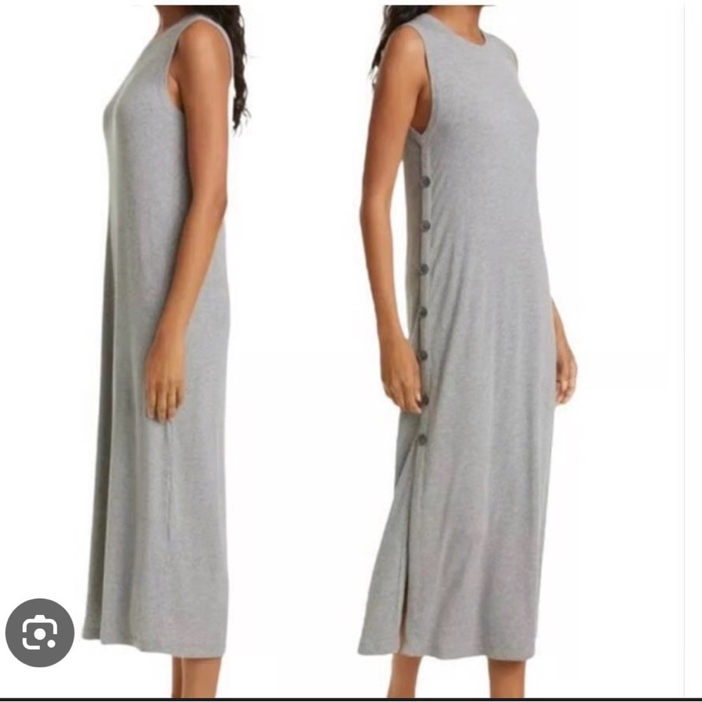 ATM anthony thomas melillo grey tank dress